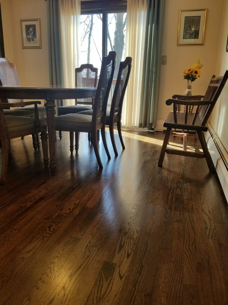 Hardwood Refinishing Traditional Dining Room Bridgeport by