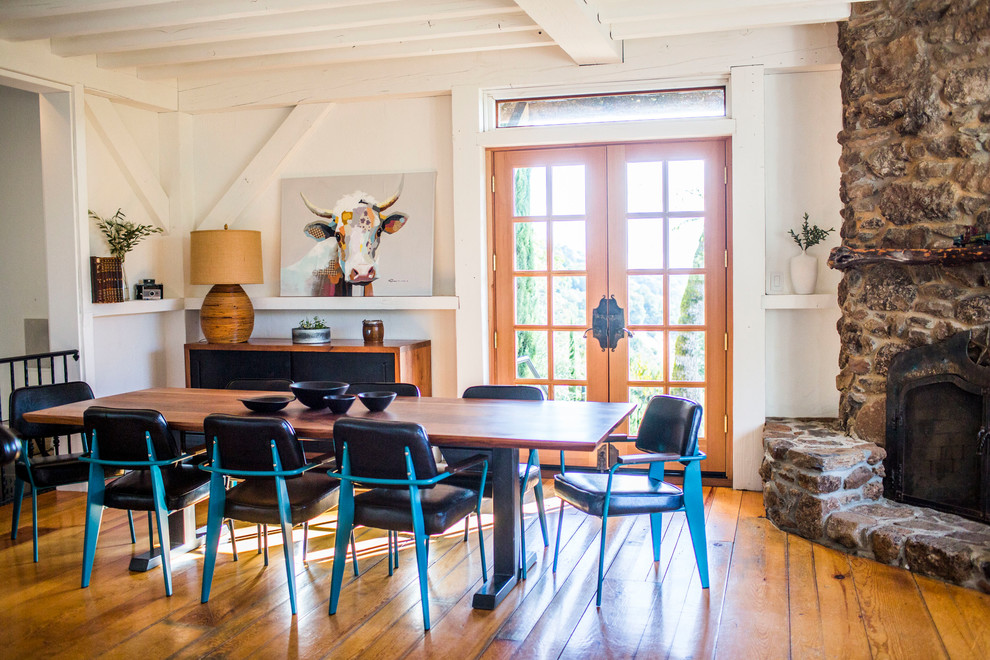 Healsburg Family Retreat Farmhouse Dining Room San Francisco by Kress Jack At Home Houzz