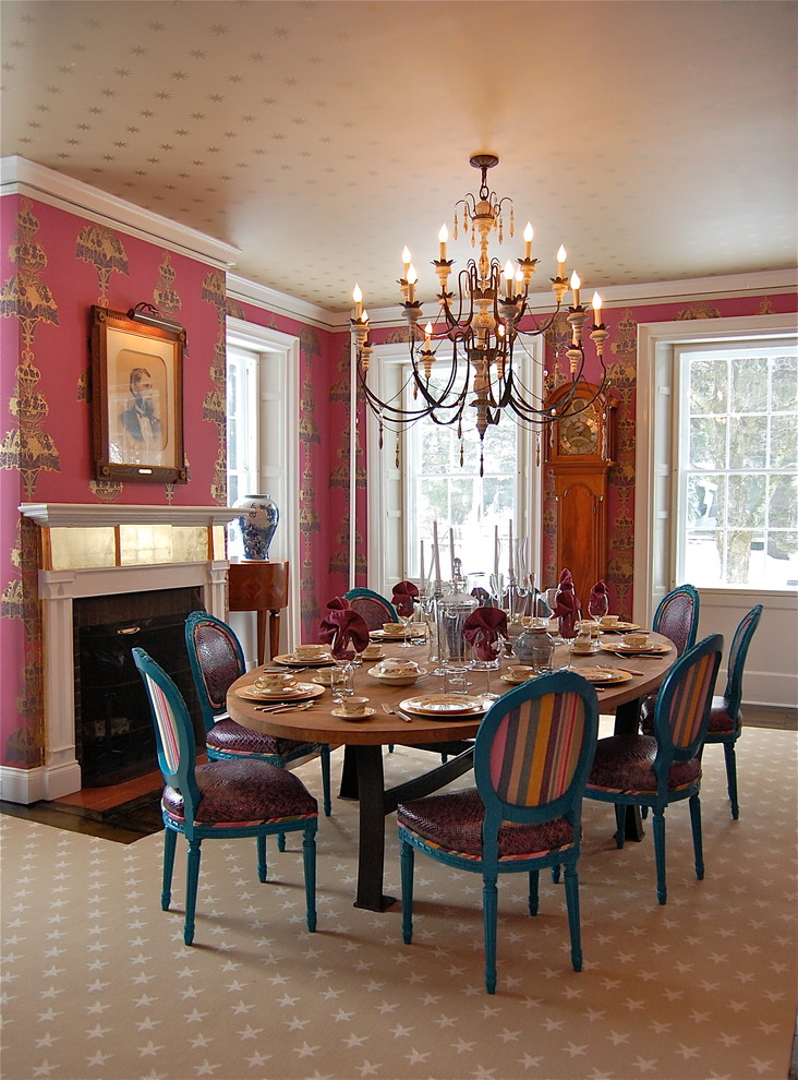 Classic dining room in Boston.