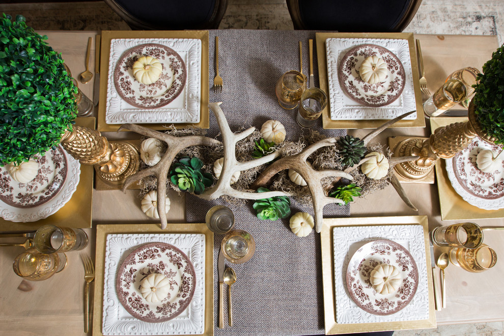 Elegant dining room photo in San Francisco
