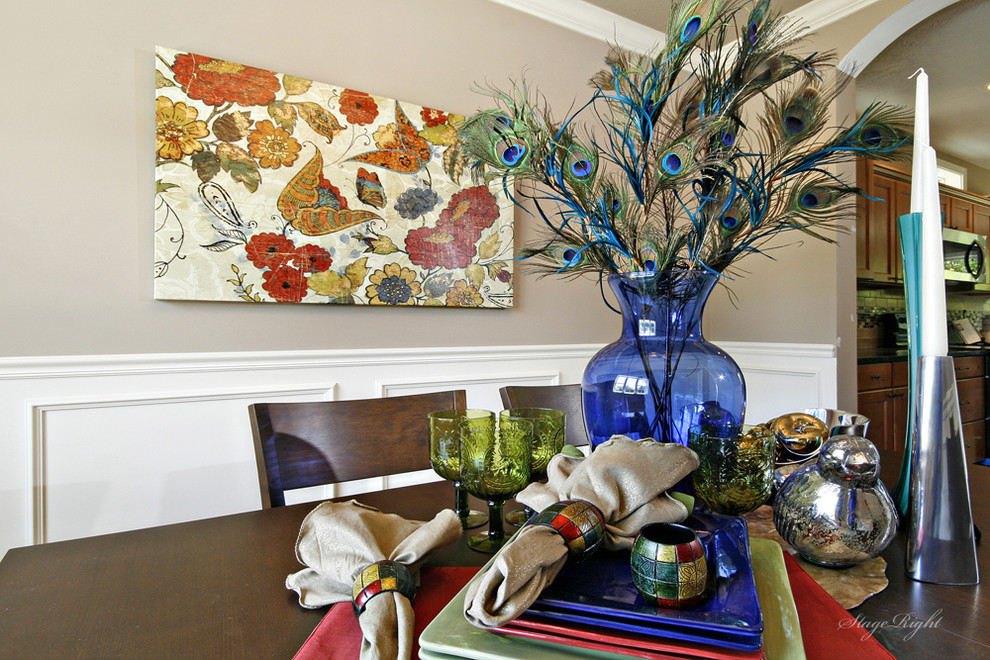 Example of a trendy dining room design in Grand Rapids