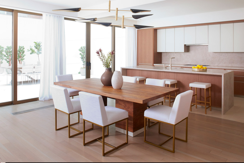 Inspiration for a contemporary dining room in Other.