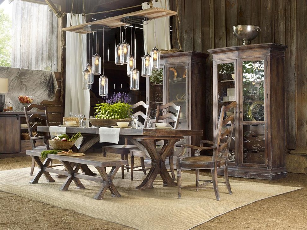 Hooker Farmhouse Dining Room Oklahoma City by Furniture