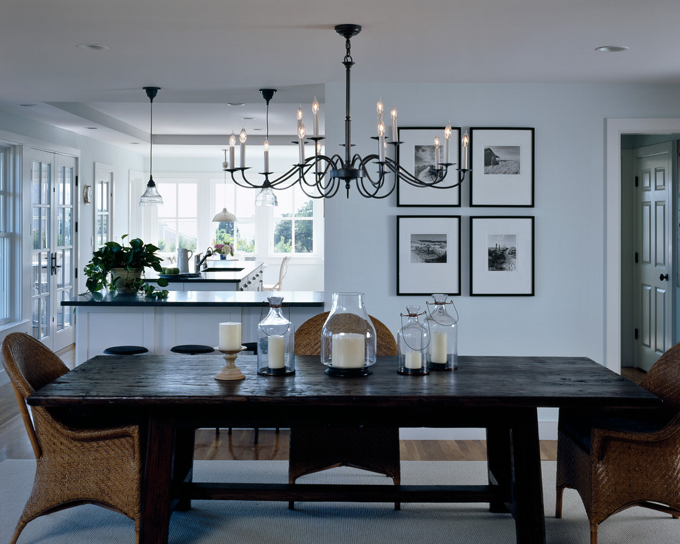 House At Windy Hill Rustic Dining Room Boston By Polhemus Savery Dasilva Houzz