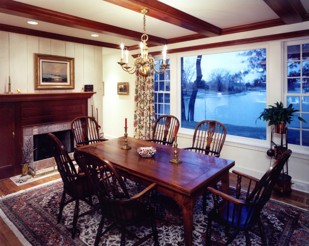 Photo of a traditional dining room in Omaha.