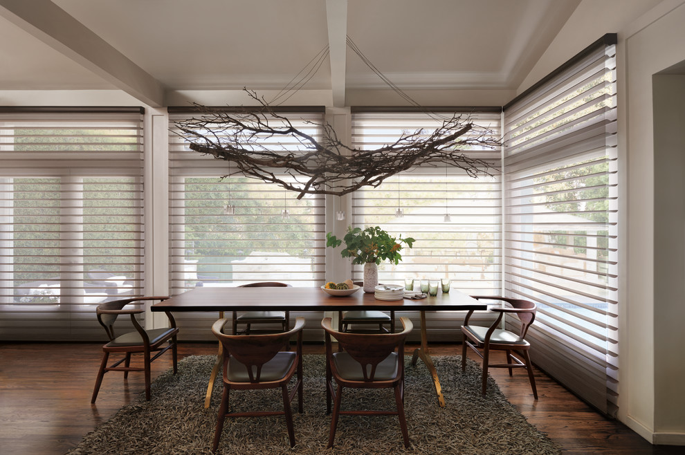 Hunter Douglas Silhouette Shades Contemporary Dining Room New York By Hunter Douglas Houzz