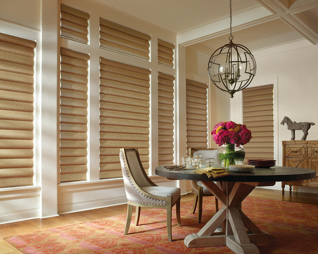 Hunter Douglas Window Treatments Contemporain Salle à Manger