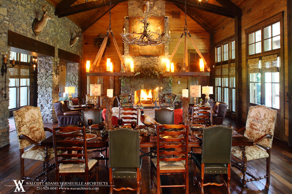 Hunting Lodge Jackson Al Rustic, Lodge Dining Room Sets
