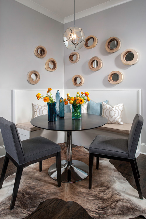 how to decorate a small dining room