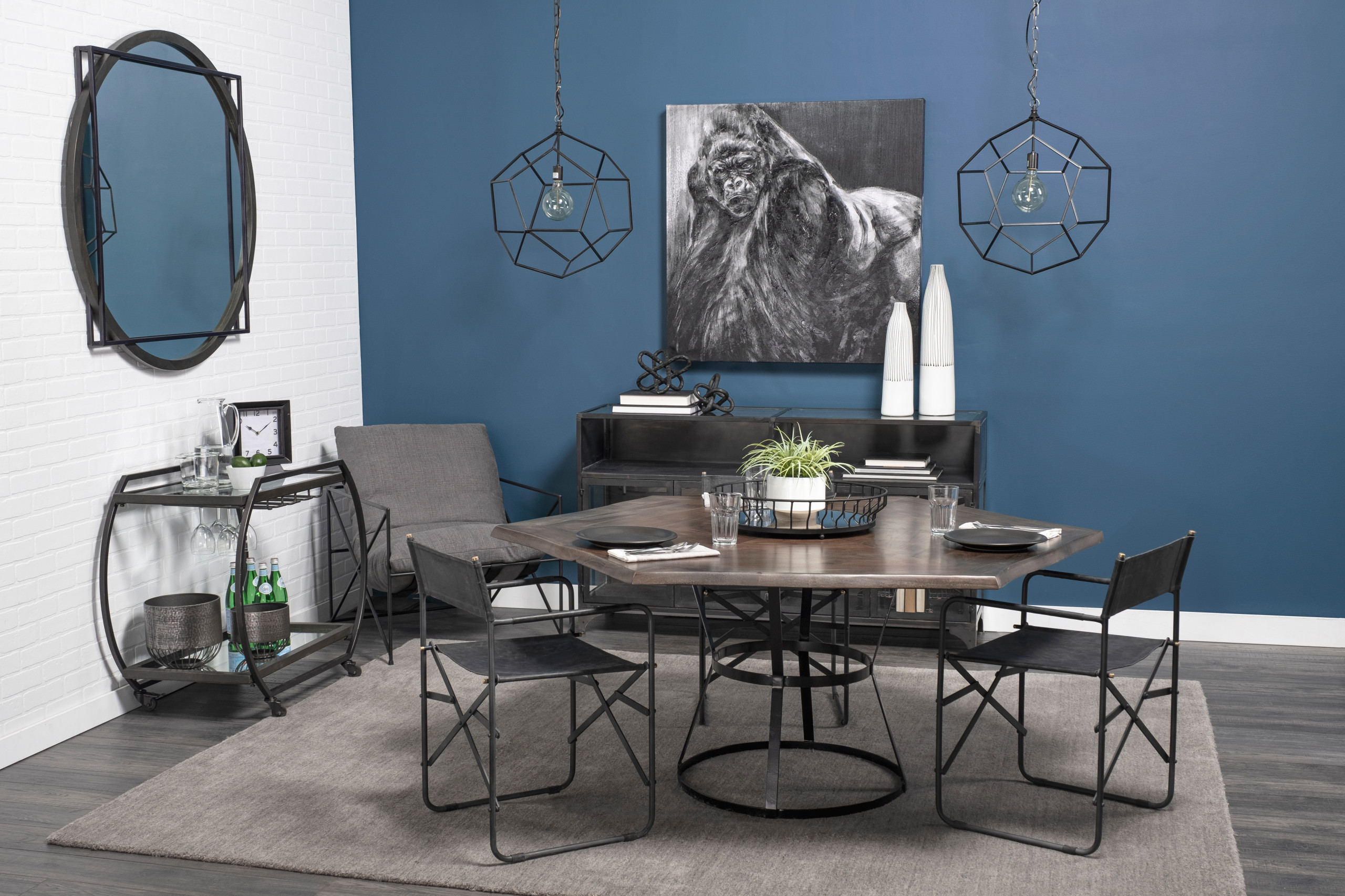 20 Blaue Industrial Esszimmer Ideen & Bilder   Dezember 20 ...