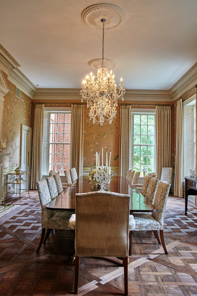 Ispirazione per una sala da pranzo chic