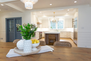 Interiors for a new modern farmhouse - Farmhouse - Dining Room - Boston ...