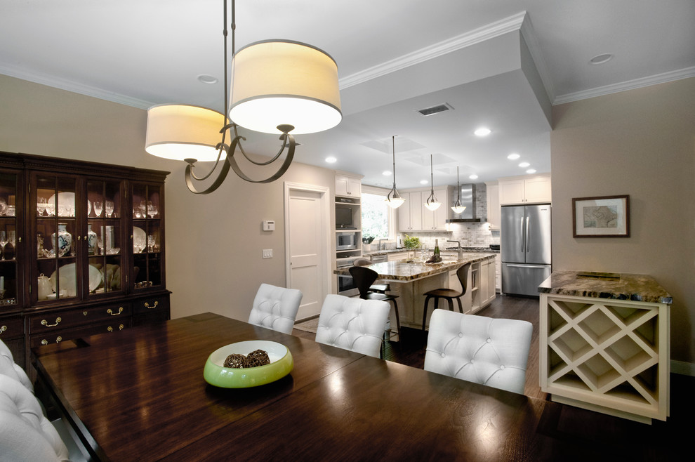 Interiors Update Traditional Dining Room Houston by RD