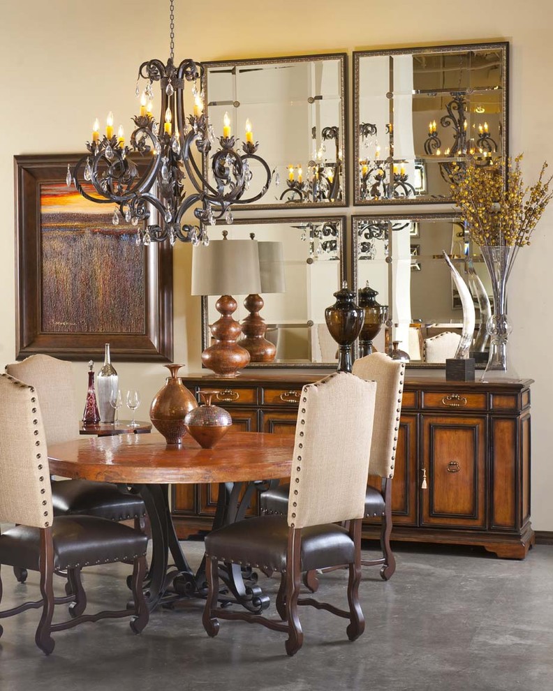 Iron Dining Room Furniture Traditional Dining Room Dallas by D