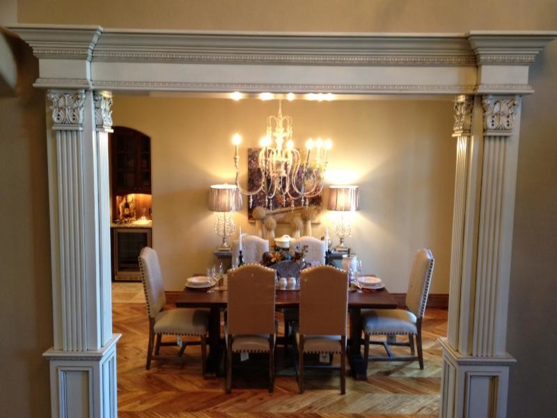 Photo of a traditional dining room in Oklahoma City.