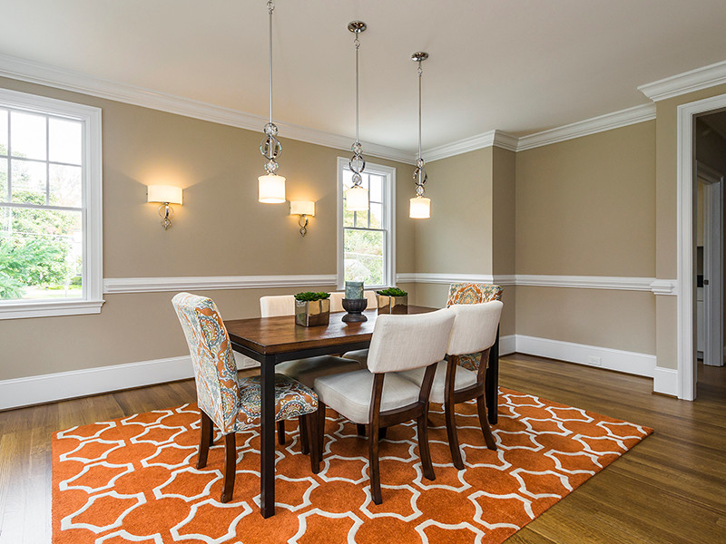 Design ideas for a classic dining room in Raleigh.