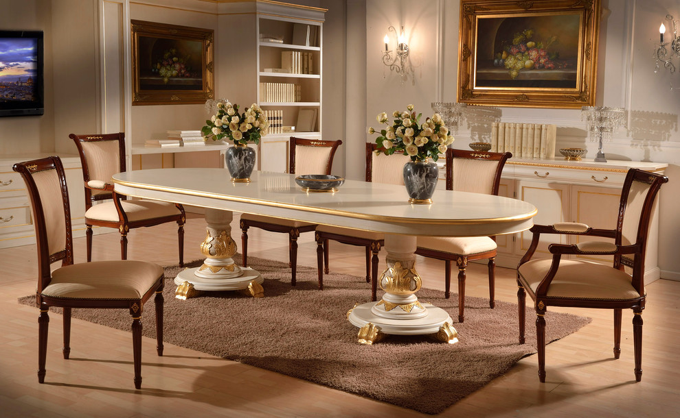 Italian Lacquered Dining Set Traditional Dining Room Minneapolis By Italian Furniture