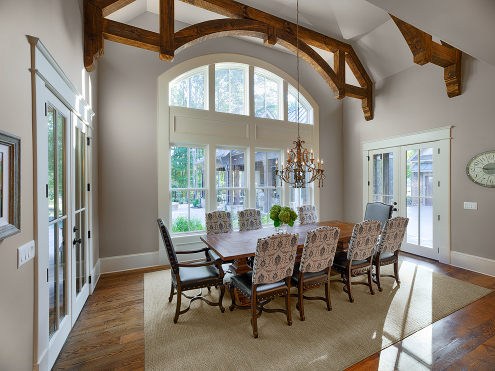 Inspiration for a contemporary dining room remodel in Charlotte