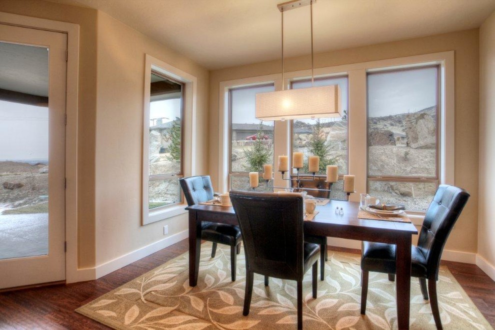 Inspiration for a contemporary dining room remodel in Boise