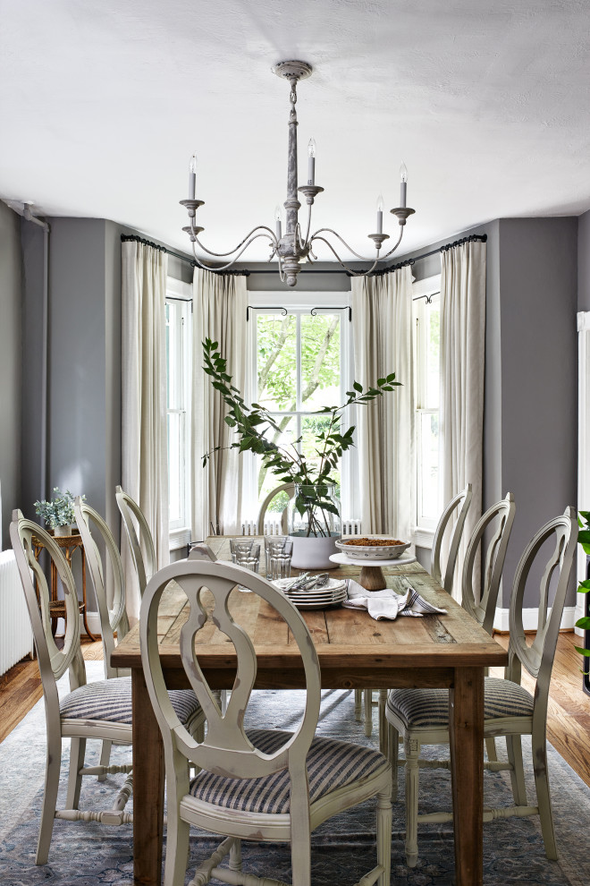 Inspiration for a country dining room in DC Metro.