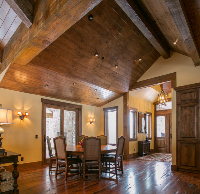 Judson Residence, Blue River, Breckenridge, Colorado Rustic Dining Room Denver by New