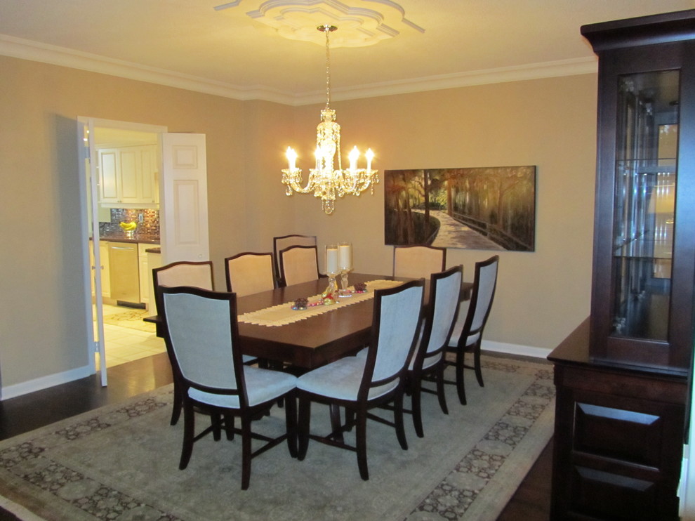 Inspiration for a timeless dining room remodel in Toronto