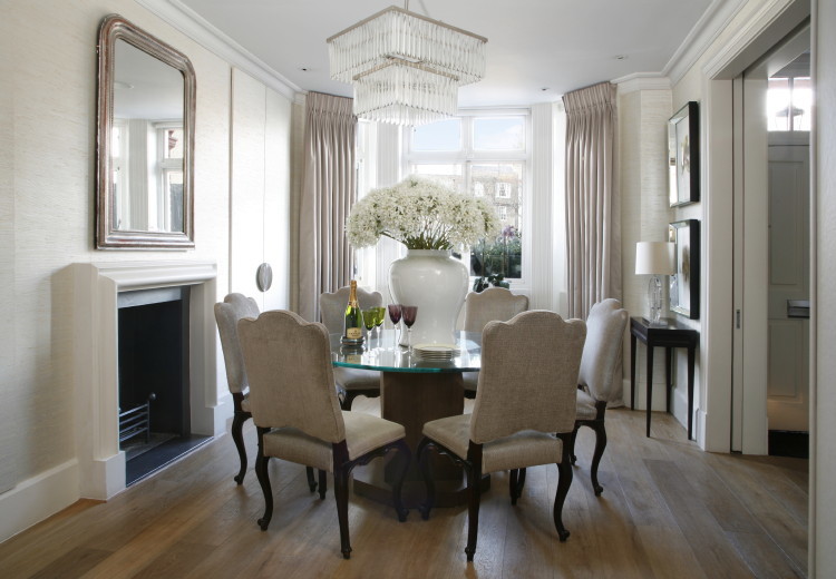 Photo of a contemporary dining room in Dorset.
