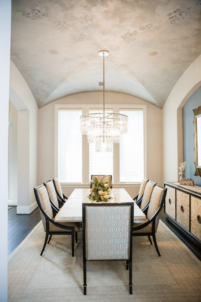 Kings River Estates Residence French Country Dining Room Houston