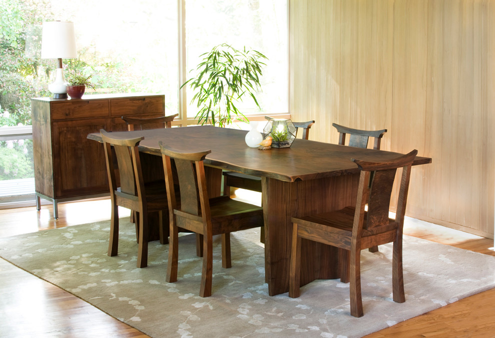 Inspiration for a contemporary dining room in Portland.