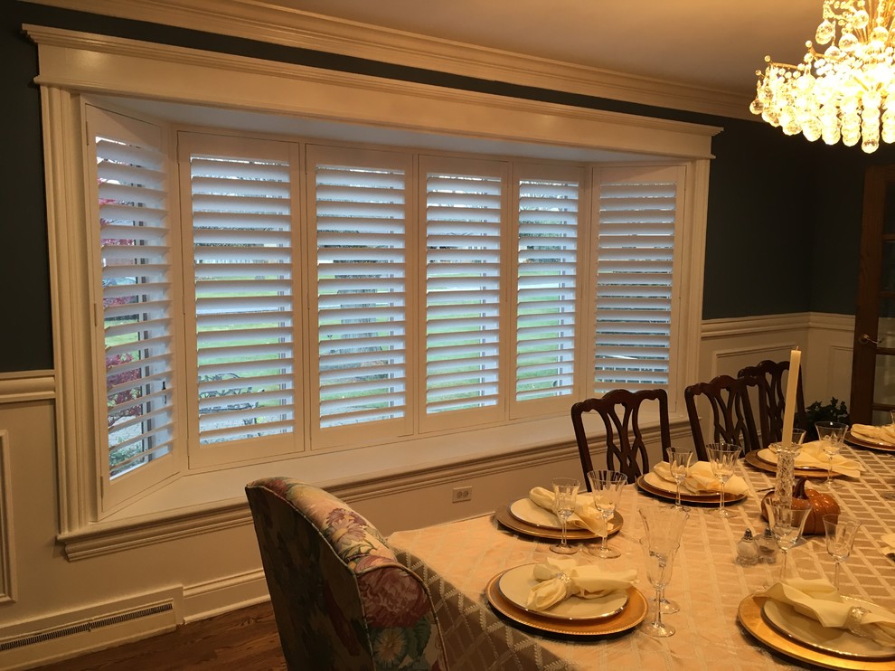 La Grange Shutter Project Traditional Dining Room Chicago by