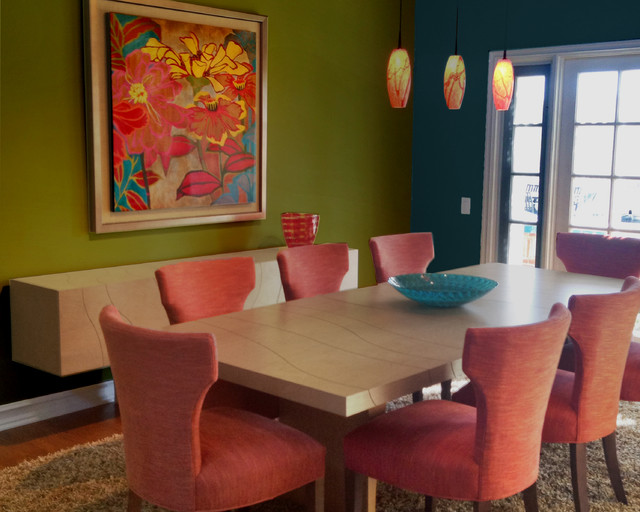 La Mancha Residence Contemporary Dining Room Orange County by