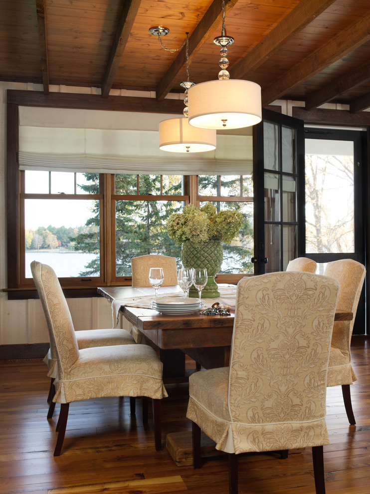 Inspiration for a country dining room in Philadelphia.