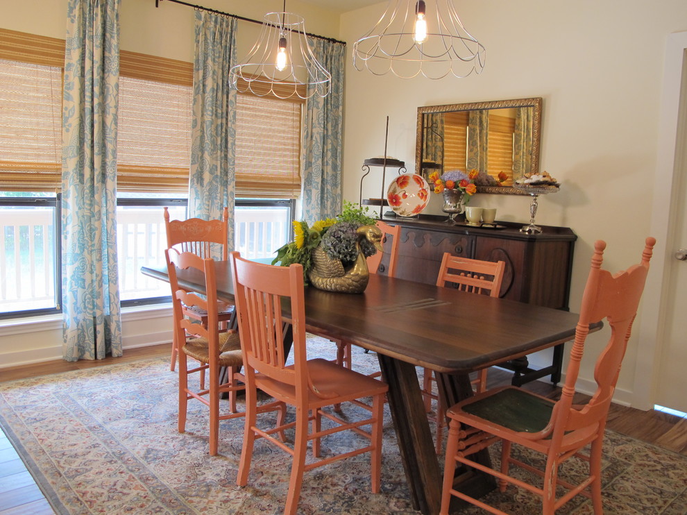 Inspiration for a timeless dining room remodel in Portland