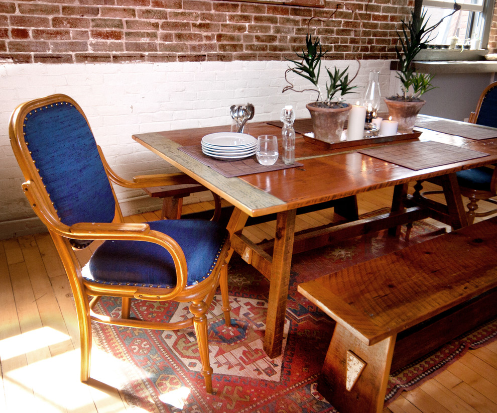 Design ideas for an urban dining room in Portland Maine.