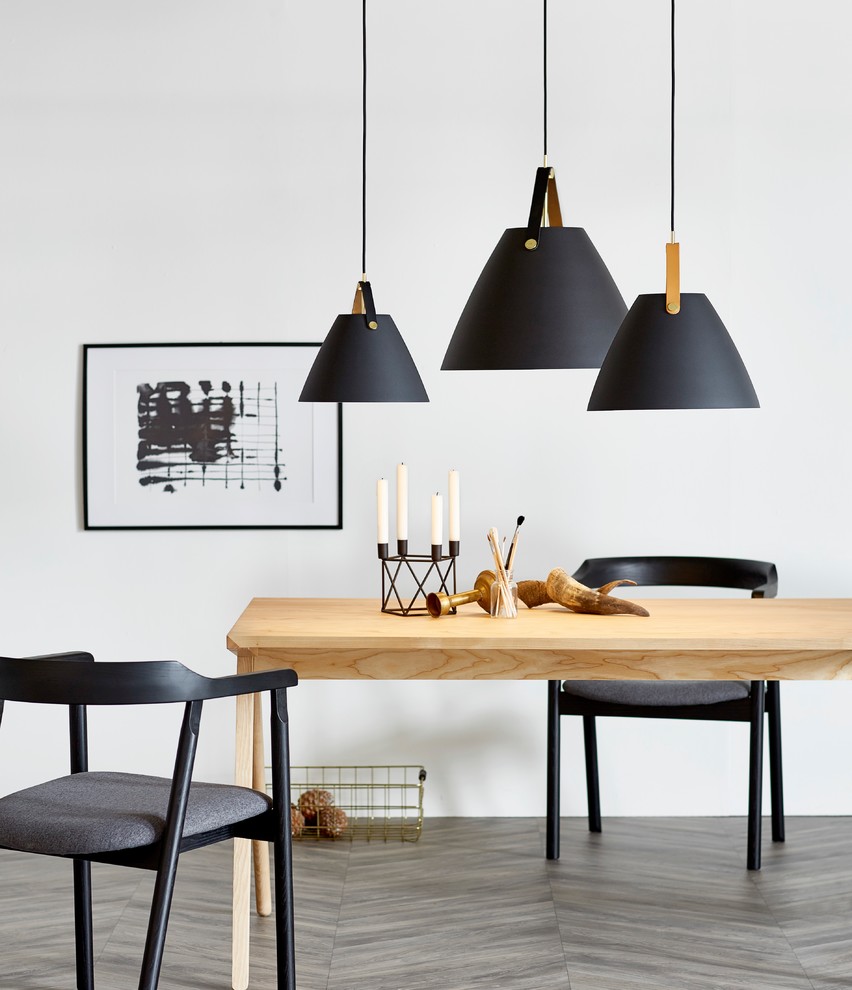 This is an example of a scandinavian dining room in Sydney.