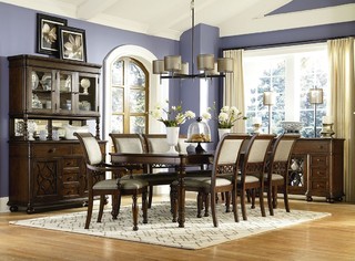 Legacy Classic Thornhill Leg Table Set Traditional Dining Room Orlando By Massiano Houzz