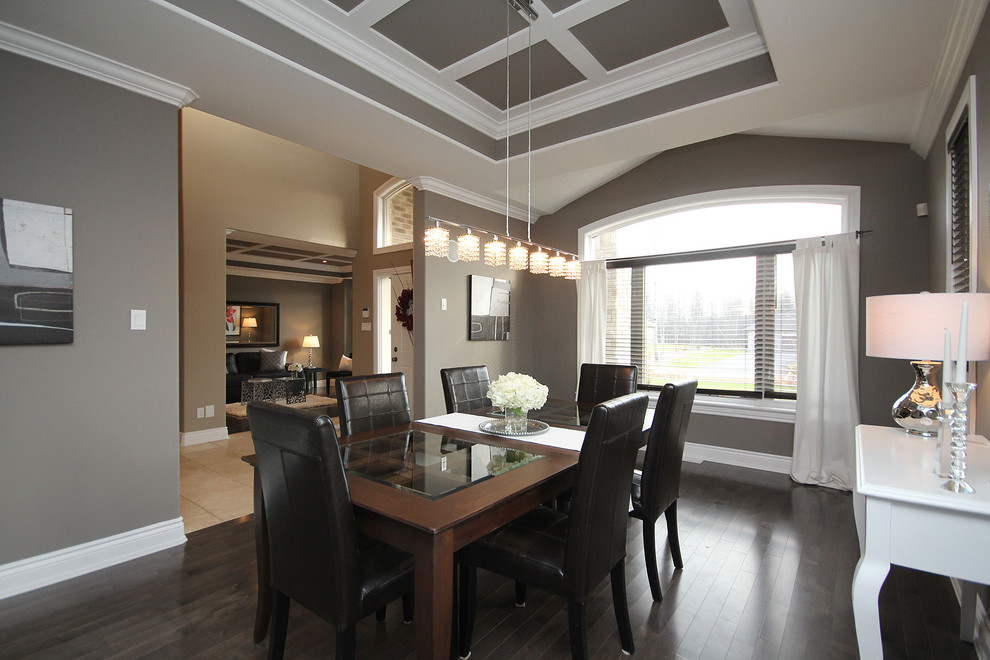 Inspiration for a contemporary dining room remodel in Ottawa