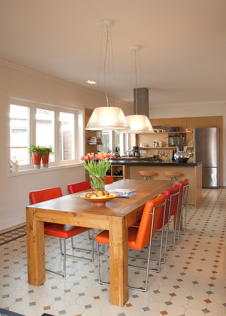 Light Bright Dining Area Kitchen Floor Tile By Winckelmans Modern Esszimmer Amsterdam Von Herbeau Tiles Line Art Vanities - Kitchen Dining Room Floor Tiles Light Bright Dining Area Kitchen Floor Tile By Winckelmans Modern Esszimmer Amsterdam Von Herbeau Tiles Line Art Vanities - Kitchen Dining Room Floor Tiles