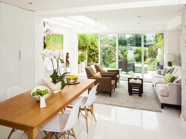 Light and bright house in Cambridge Contemporary Dining Room Cambridgeshire by AZ INTERIORS Interior Design Houzz UK