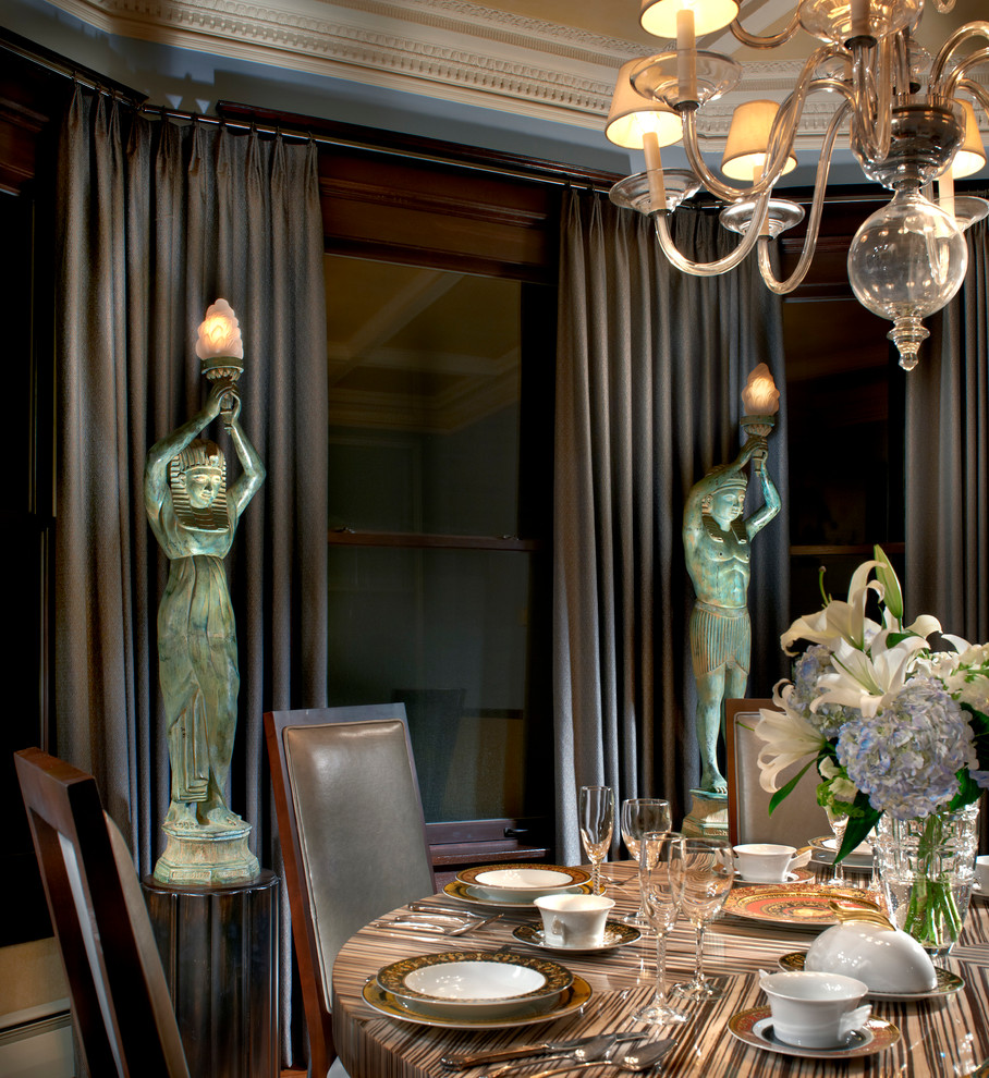 Bohemian dining room in Chicago.