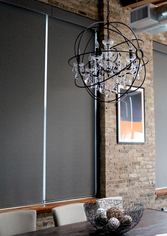 Lincoln Park Modern Loft Contemporary Dining Room Chicago by