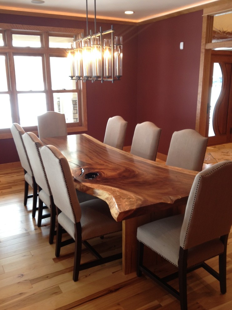 Live Edge Dining Table - Modern - Dining Room - Other - by Woodland ...