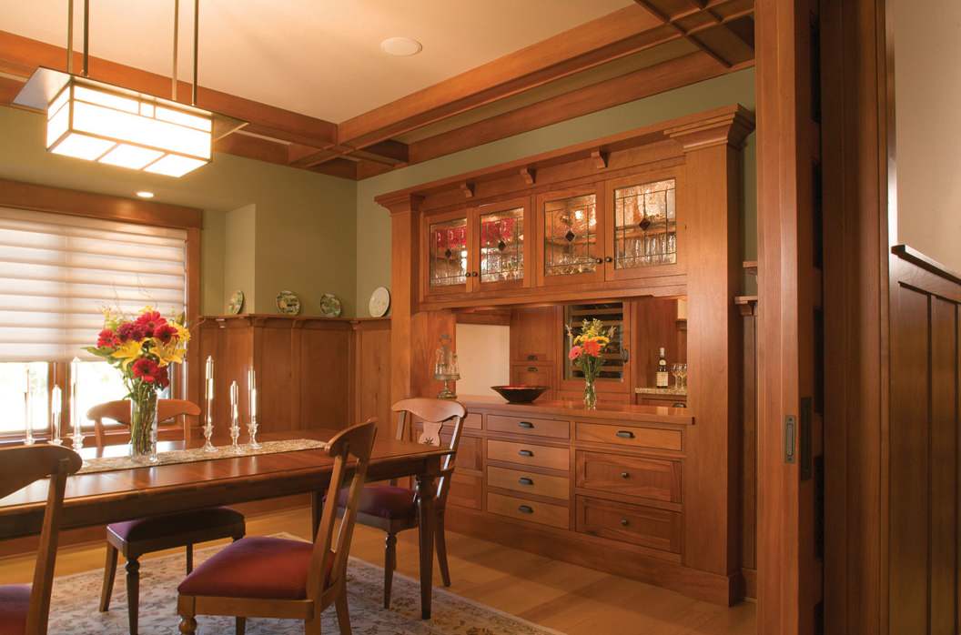 Built In Buffets Beef Up Dining Room Style