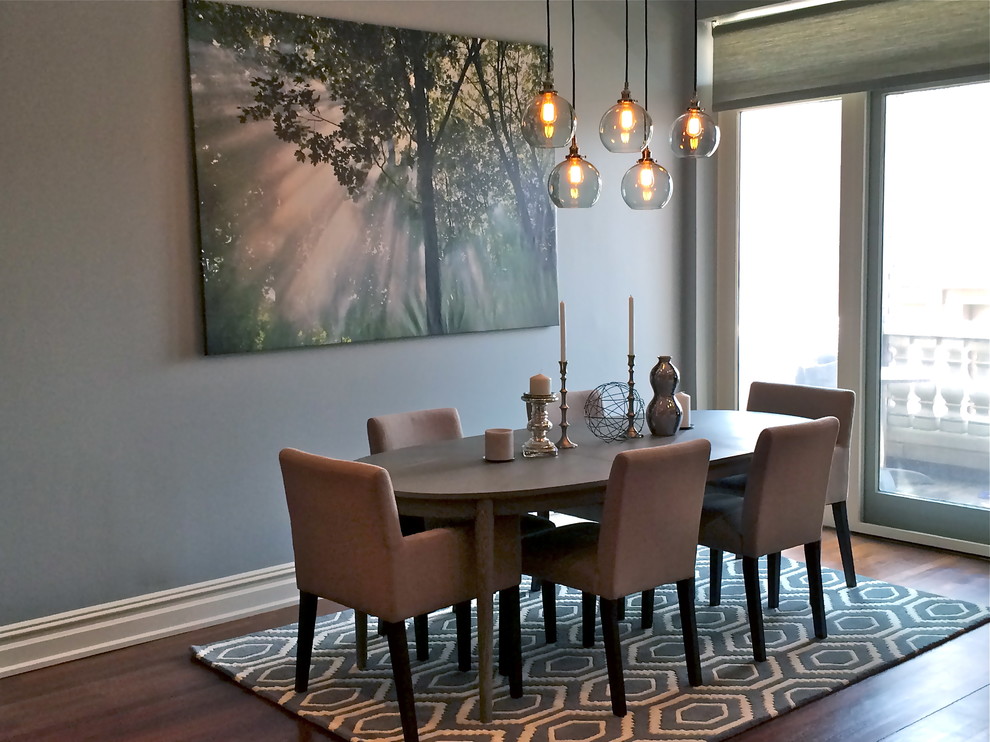 This is an example of a classic dining room in Chicago.