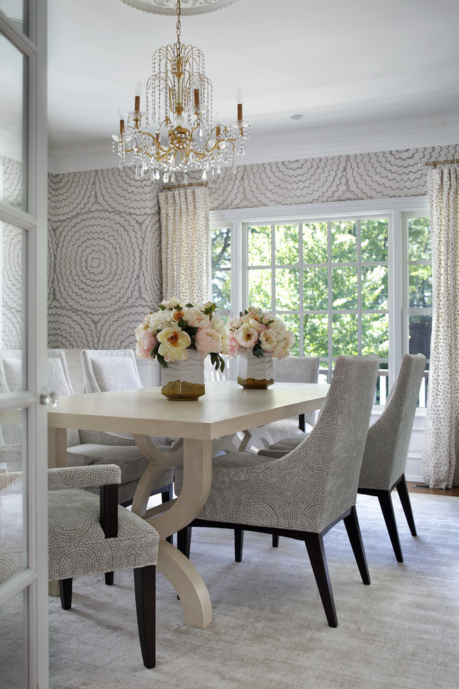 Design ideas for a classic dining room in New York.
