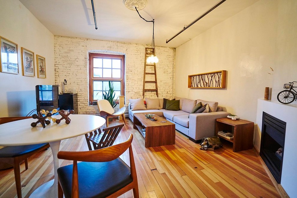 Living Room, Mid Century Modern & Industrial Design Rétro Salle à