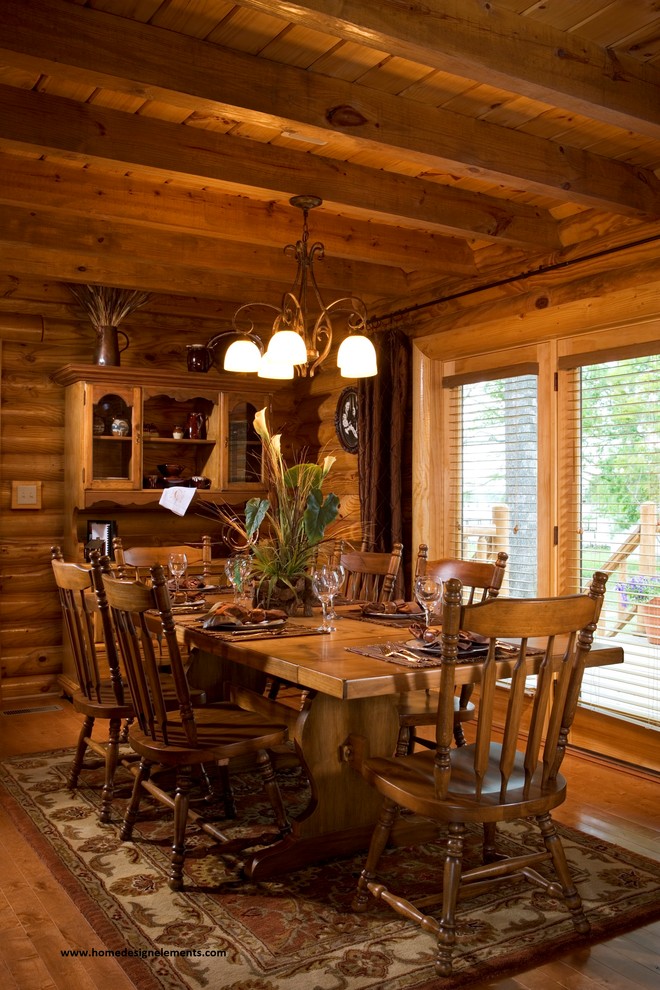 Log Home - Caldwell - Traditional - Dining Room - Other - By Home 