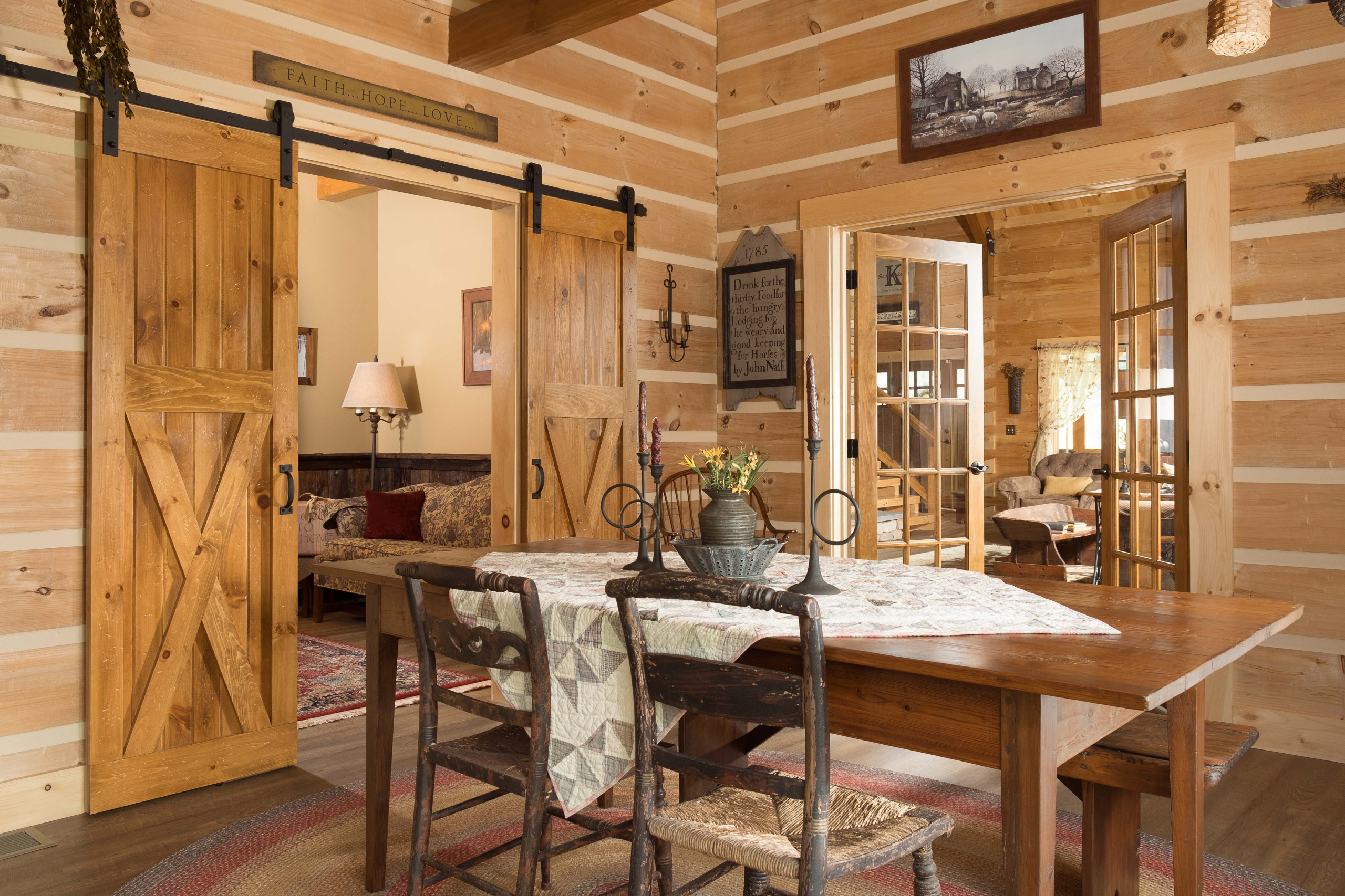 75 Beautiful Farmhouse Dining Room Pictures Ideas February 2021 Houzz