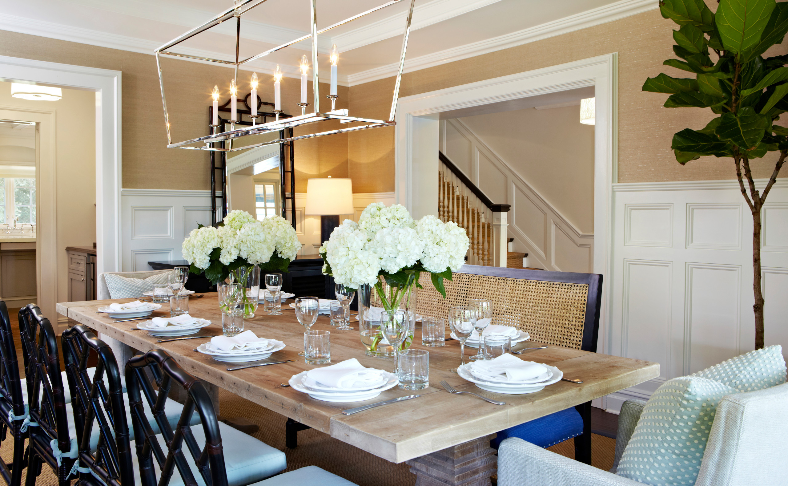 Long Island Dutch Colonial Home Beach Style Dining Room New York By Jacob Snavely Photography Houzz