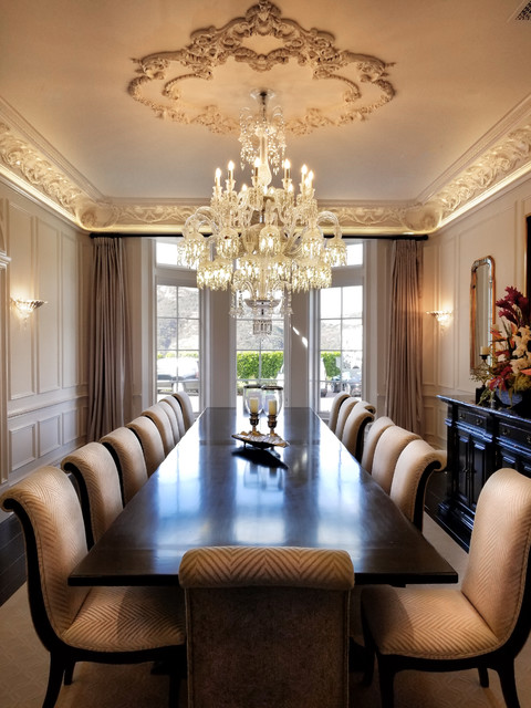 Luxe Mansion Dining Room - Traditional - Dining Room - Los Angeles - by  Maraya Interior Design | Houzz